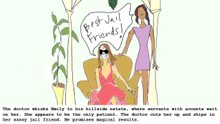 Illustration for article titled Lifetime Movie Cartoons: A Face To Die For